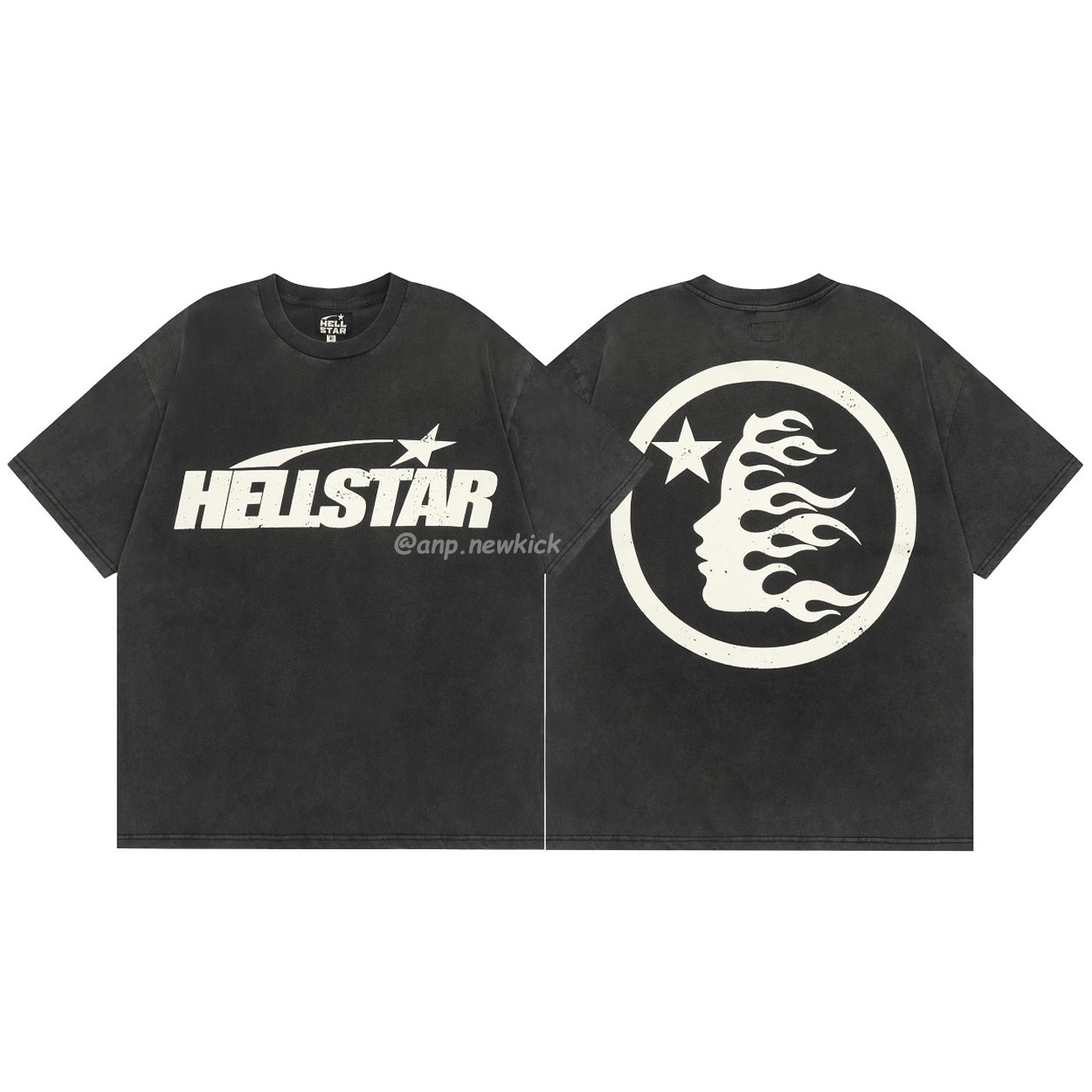 Hellstar Classic T Shirt Black White Fw23 (1) - newkick.vip